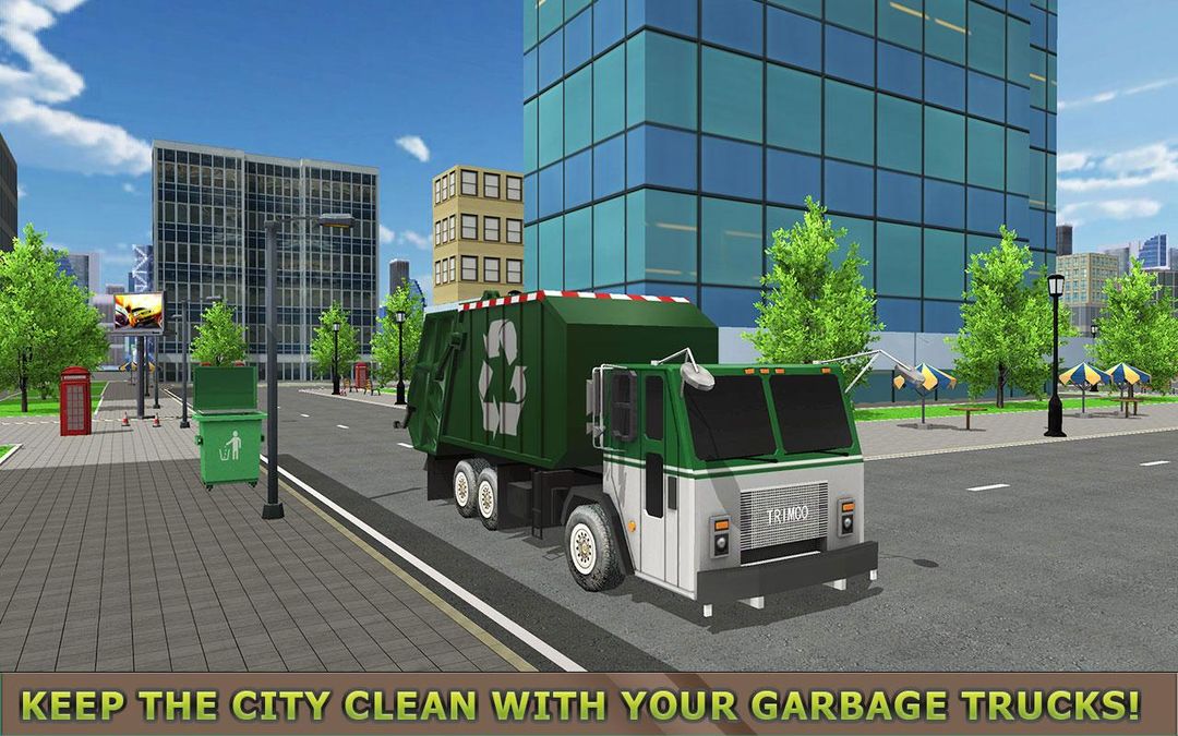 Garbage Truck Simulator PRO 2 screenshot game