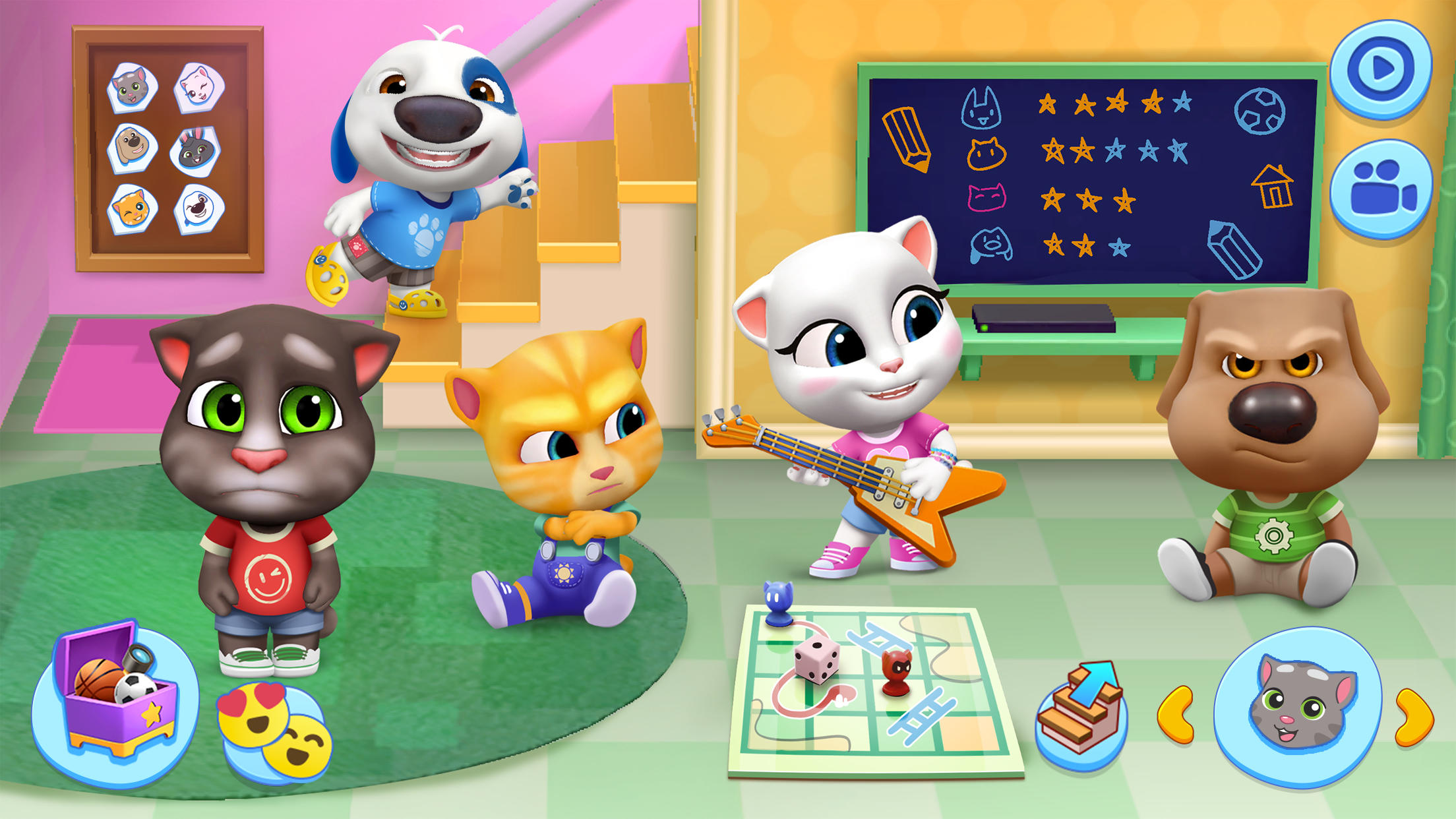 Скриншот игры 汤姆猫总动员－你的朋友们都在这！
