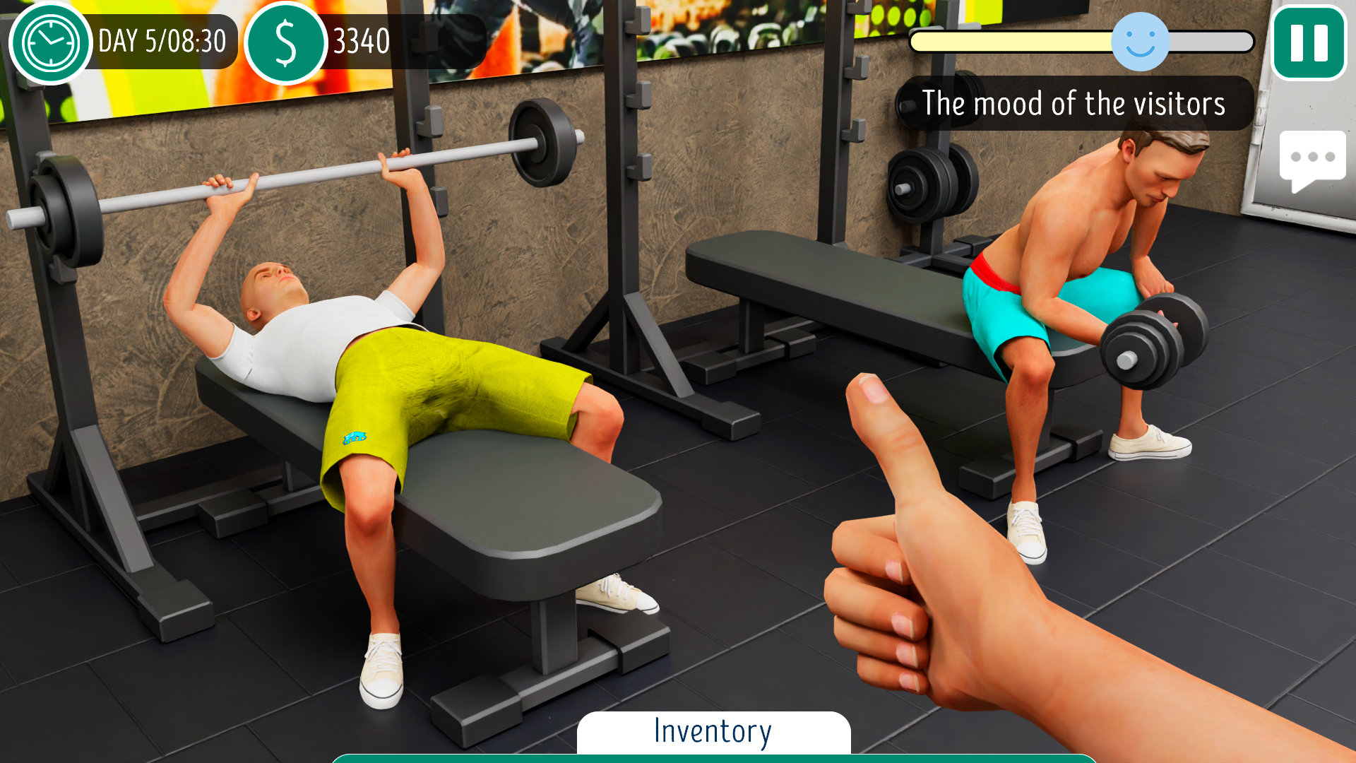 Captura de Tela do Jogo Gym Simulator 24: Fitness Club