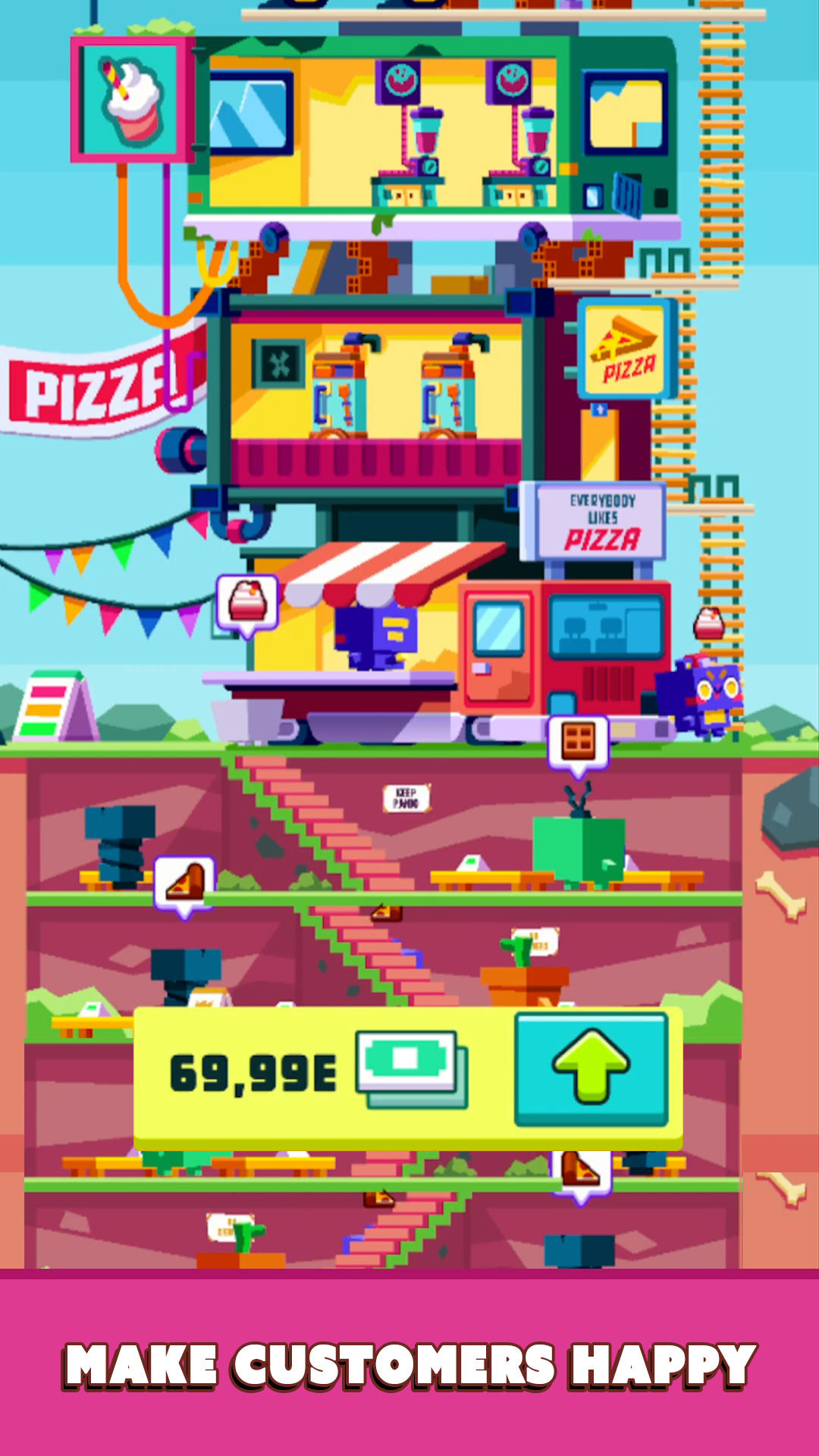 Everybody likes Pizza Game Screenshot