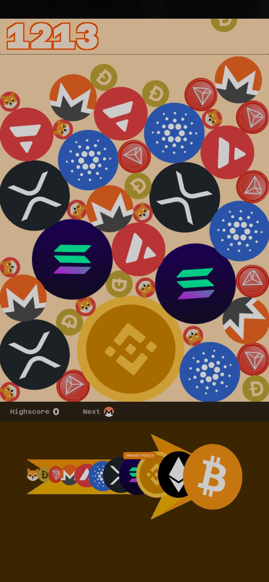 Crypto Fusion Game Screenshot