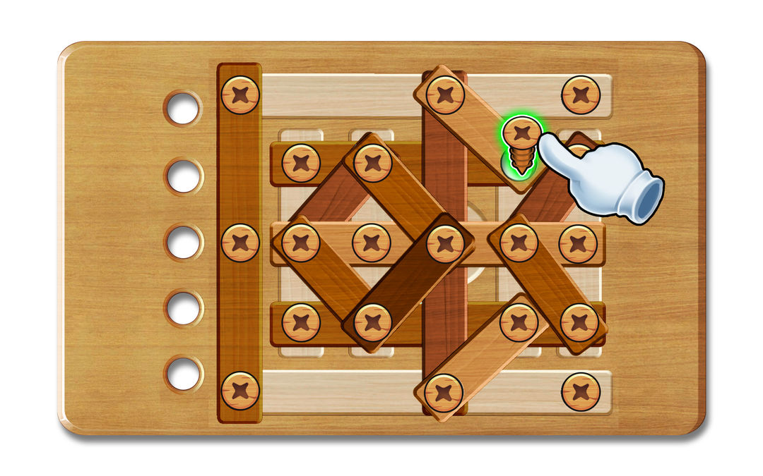 Nuts Bolts Wood Puzzle Games ภาพหน้าจอเกม