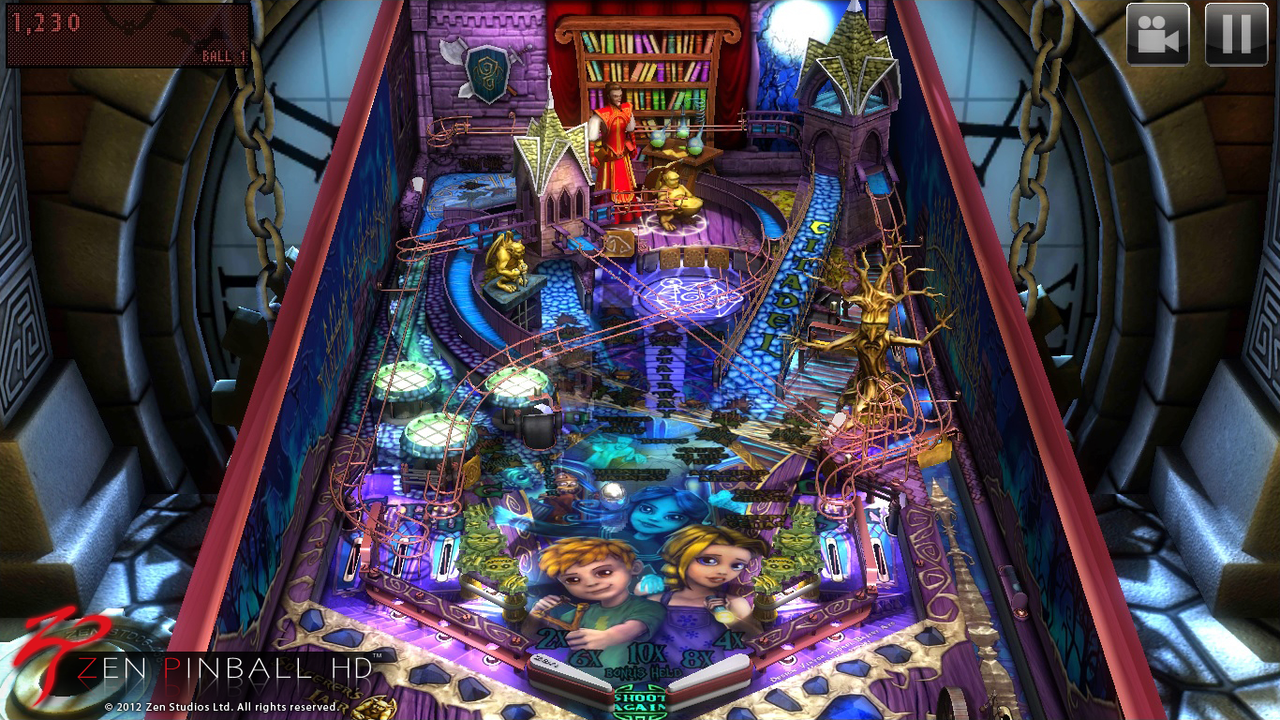 Captura de Tela do Jogo Zen Pinball