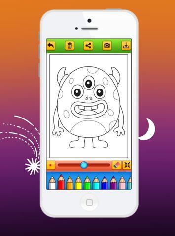 Pixeame Monster Coloring Book遊戲截圖