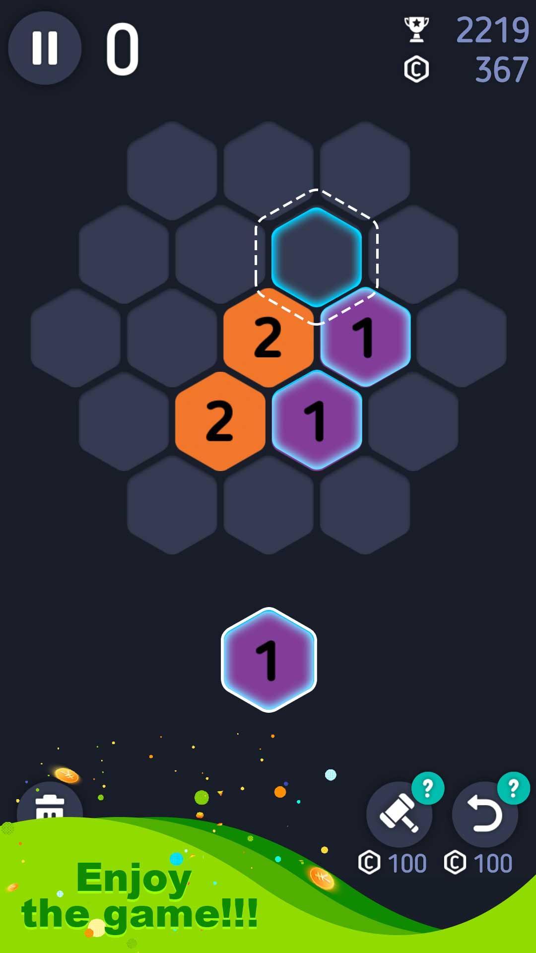 Domino Hexagon screenshot game