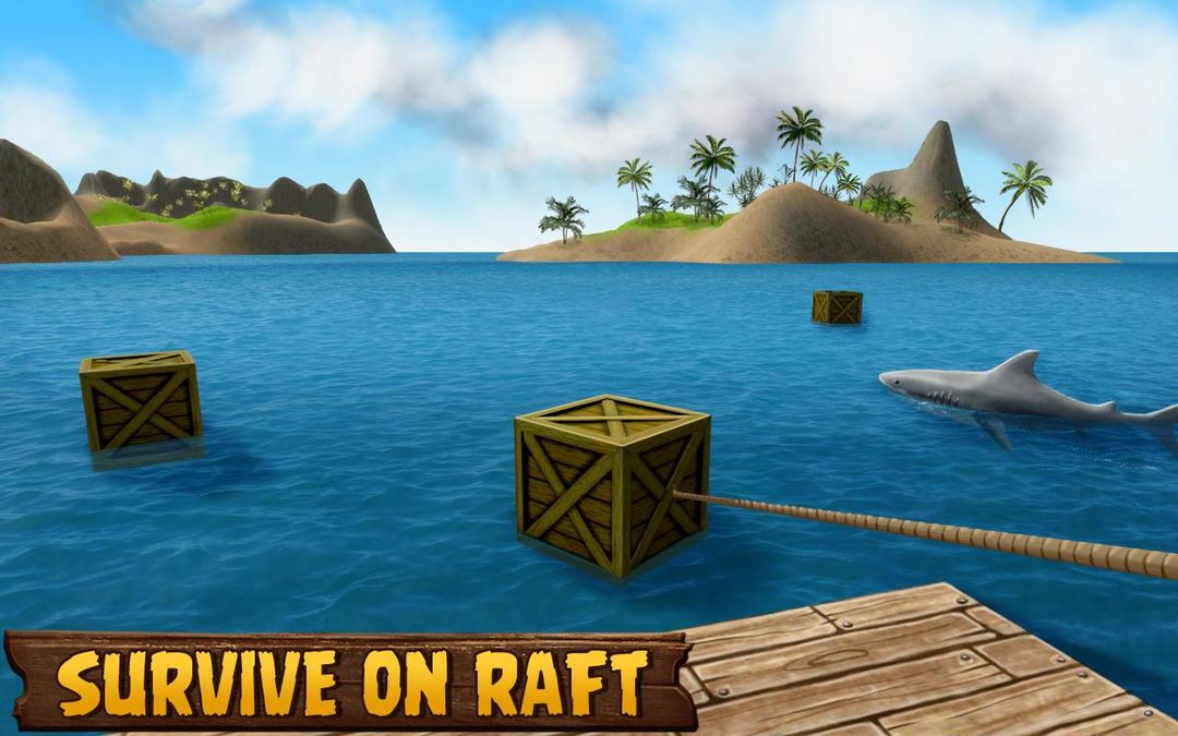 Ocean Survival 3 Raft Escape 게임 스크린 샷