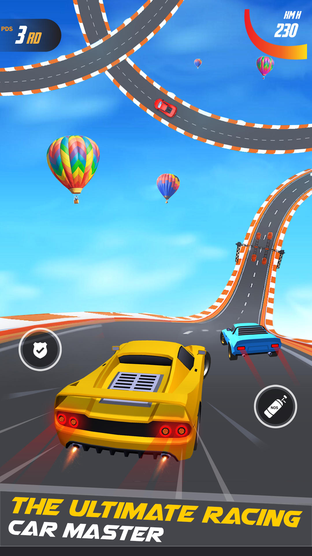 硝基 車 種族 特技 掌握 極限賽車遊戲 遊戲截圖