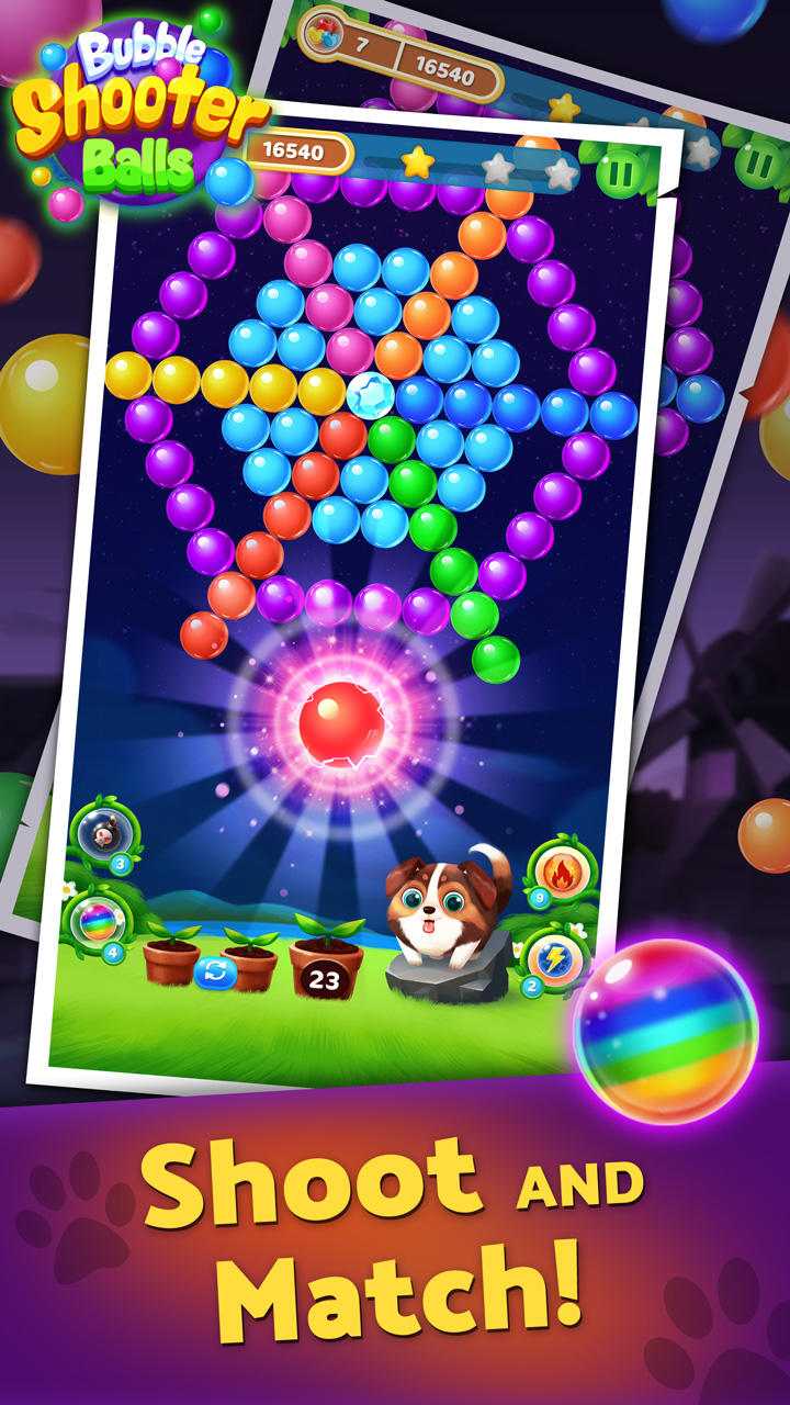 Cuplikan Layar Game Bubble Shooter Balls: Popping