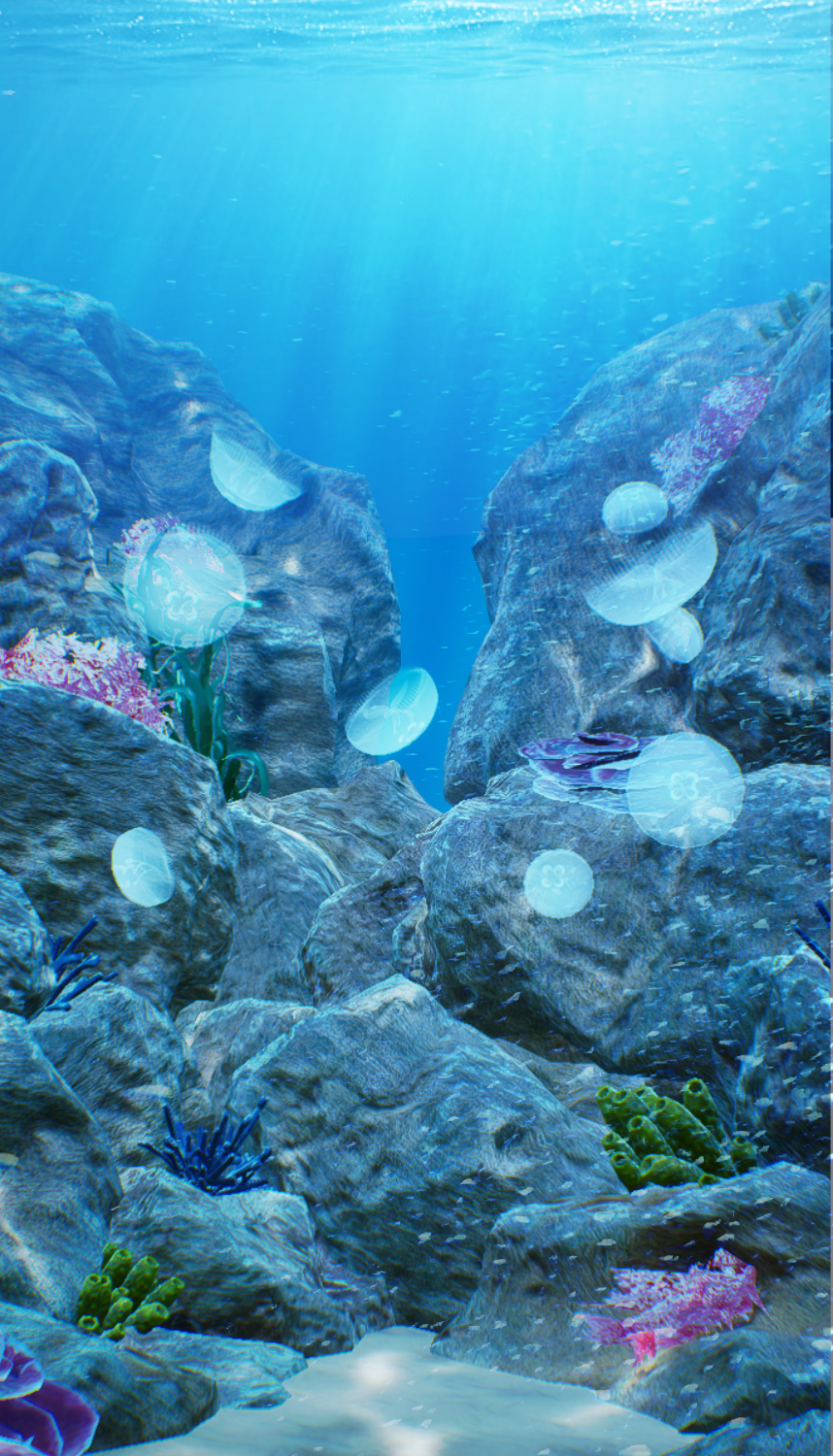 Screenshot of Jellyfish Life Simulation