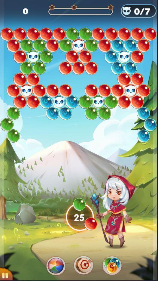 Screenshot of Bubble Shooter: Witch Story
