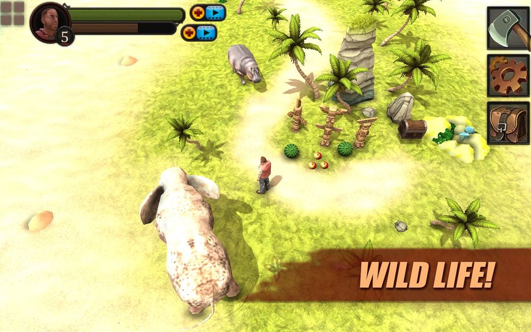 Survival Game: Lost Island 3D ภาพหน้าจอเกม