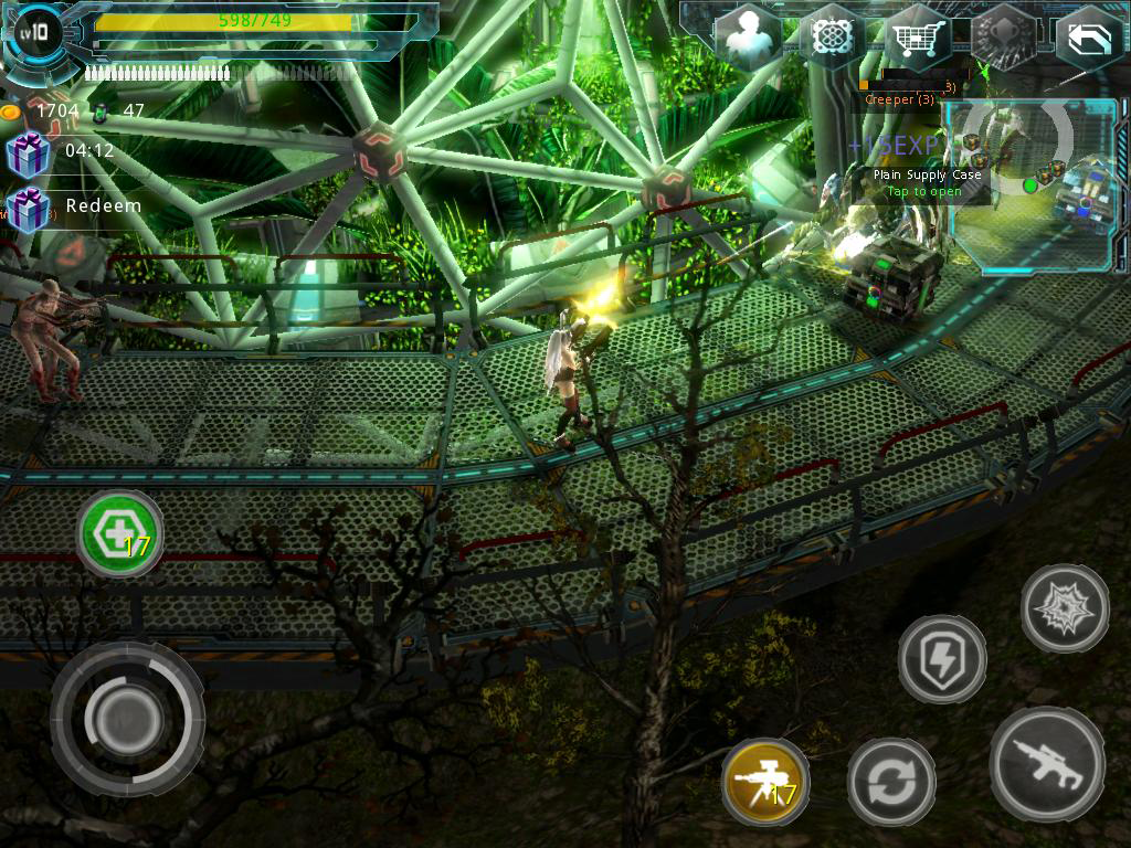 Alien Zone Plus Game Screenshot