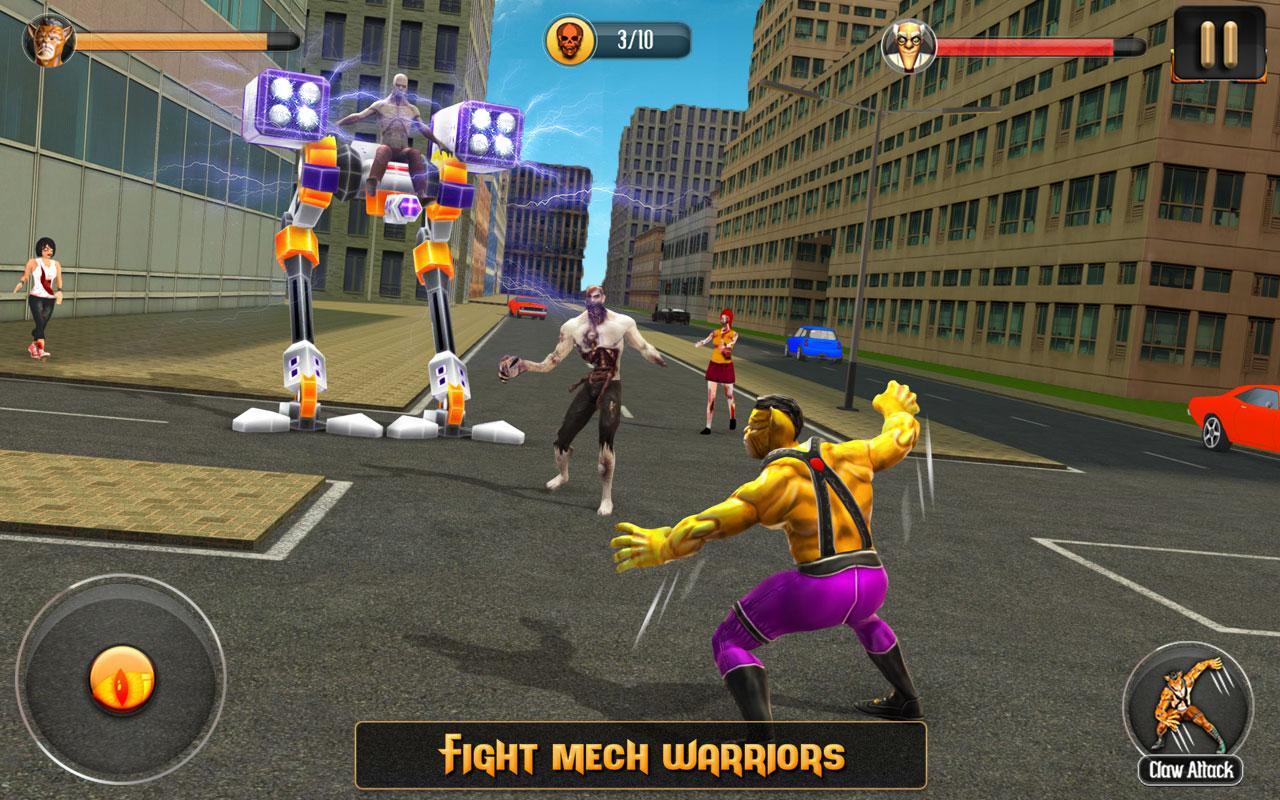 Superhero CatMan : City Crime Battleground Game Screenshot