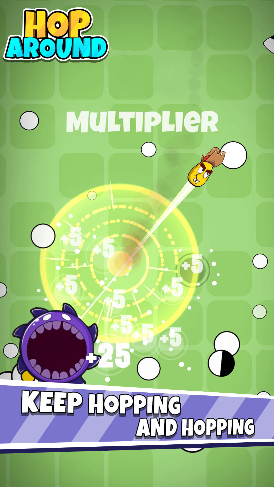 Hop Around screenshot game