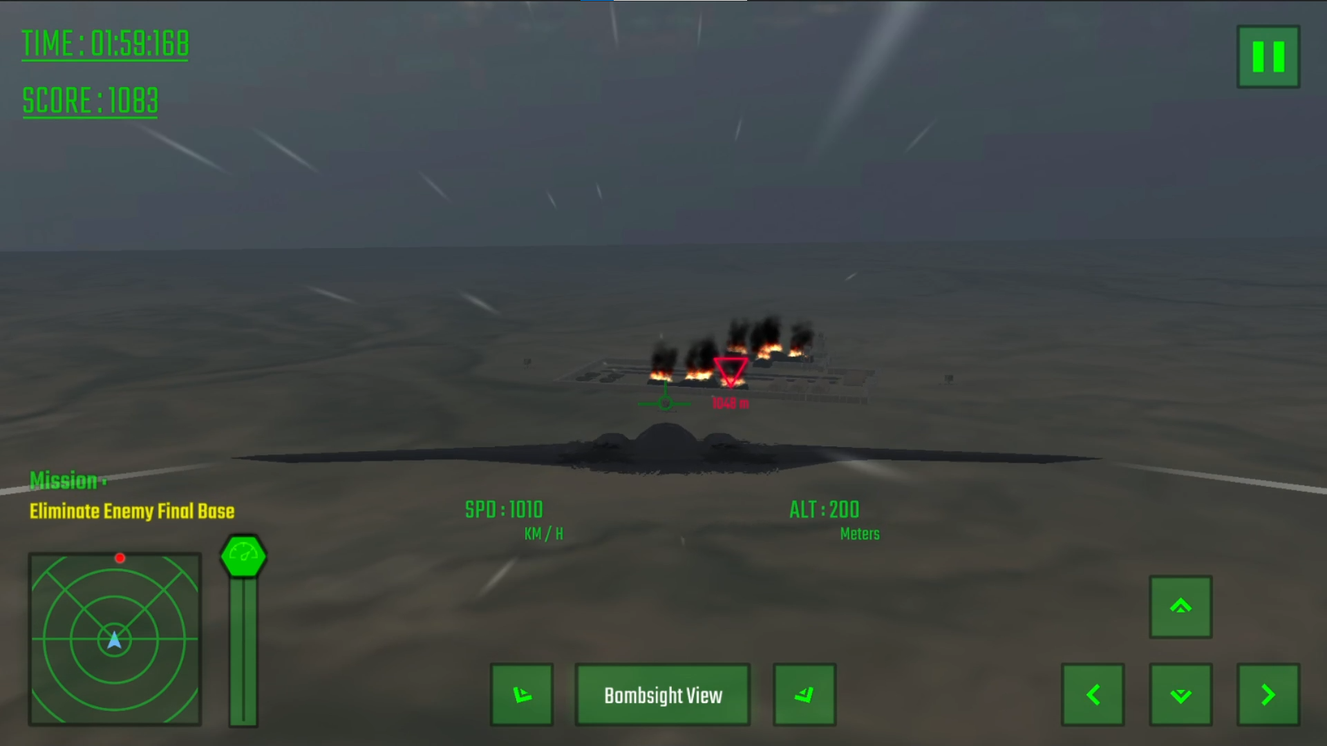 Modern Bomber Mission screenshot game