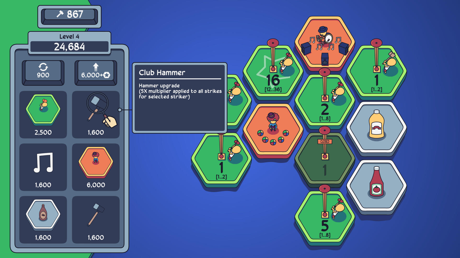 Screenshot of Hex Strikers