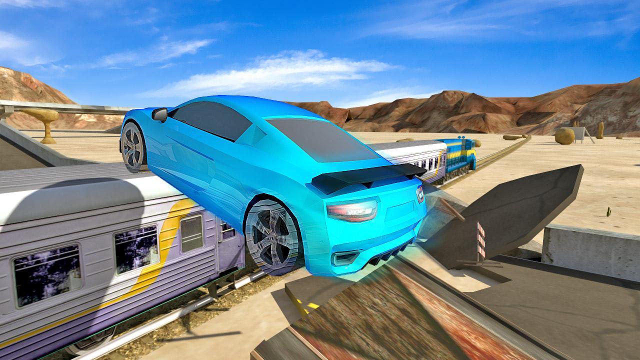 Trains vs. Cars Game Screenshot