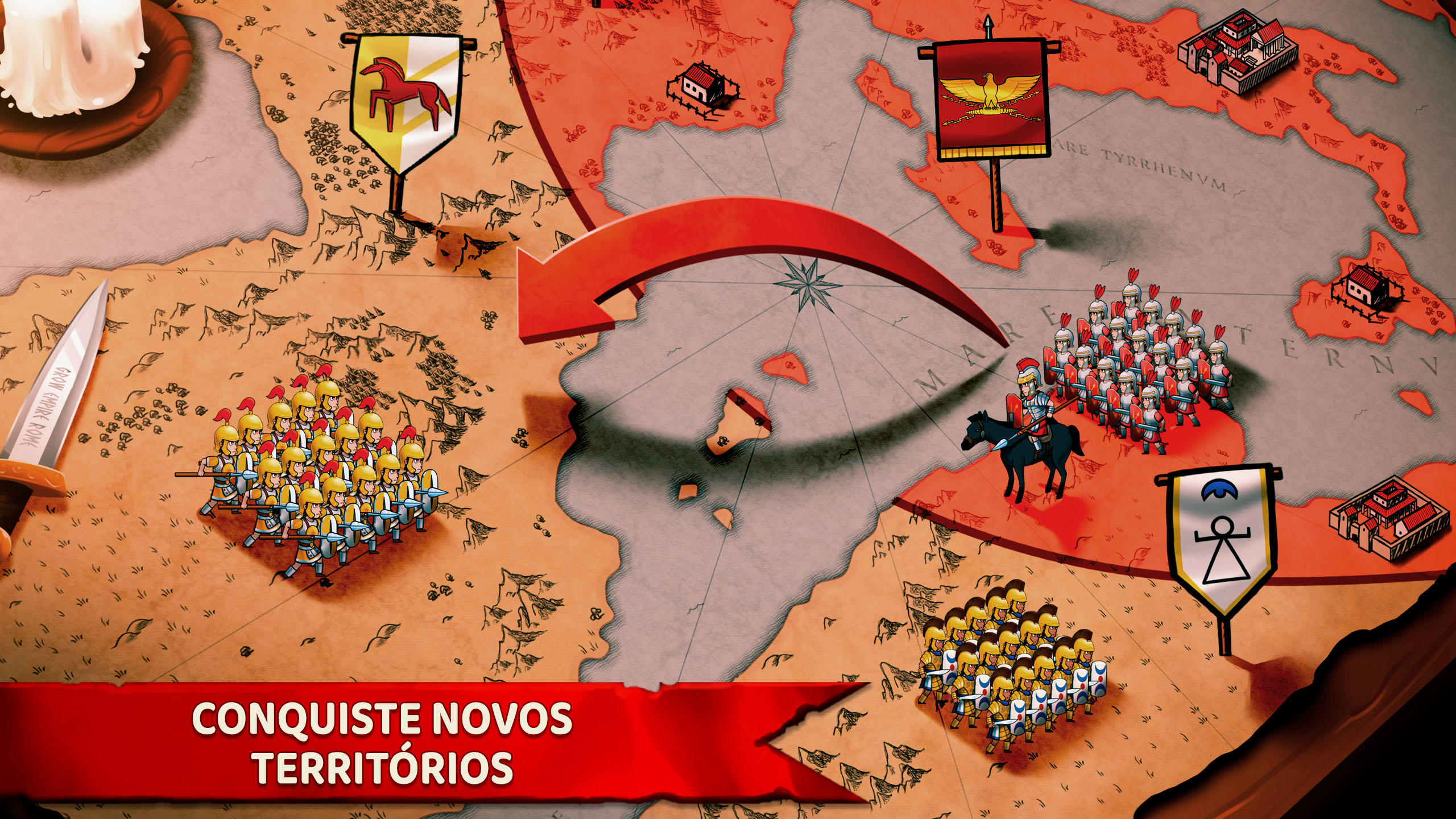 Captura de Tela do Jogo Grow Empire: Rome