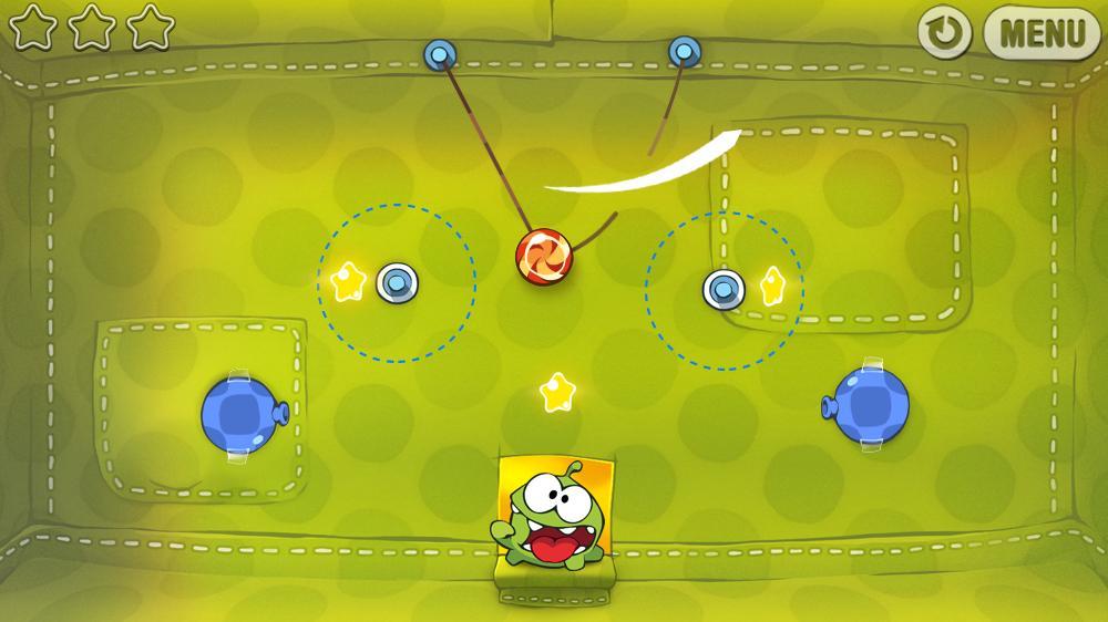 Cut the Rope ภาพหน้าจอเกม