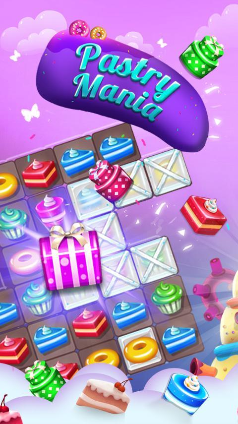 Pastry Mania Match 3 Game screenshot game