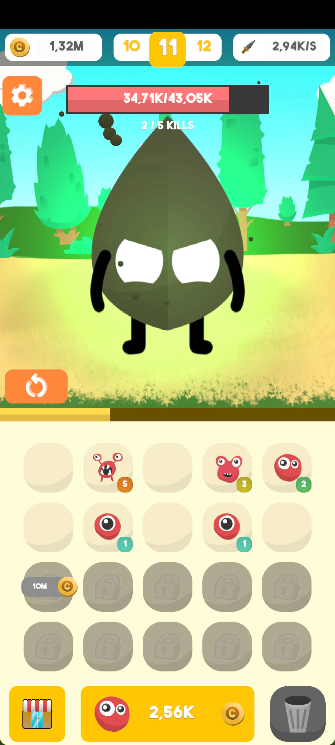 Merge Monsters - Idle Game ภาพหน้าจอเกม