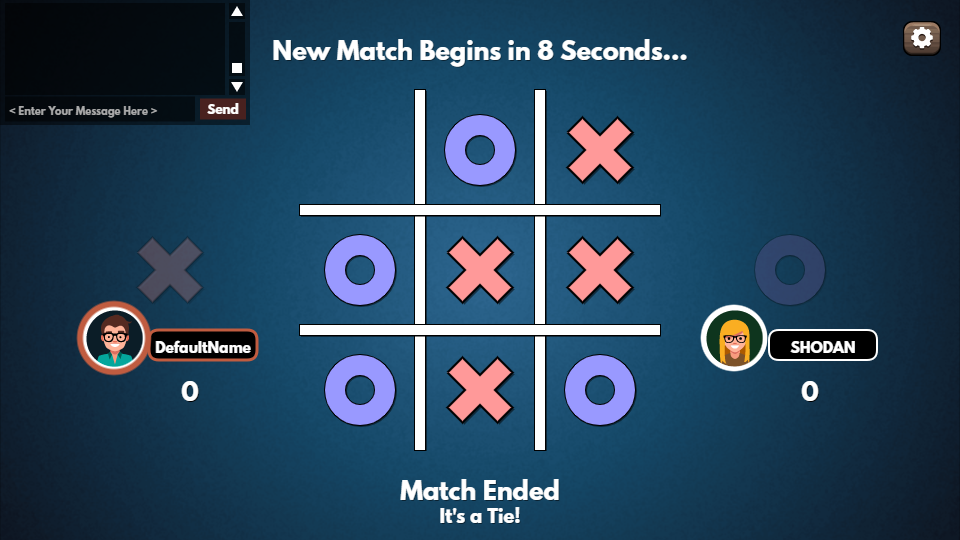 Tic Tac Toe Game Screenshot