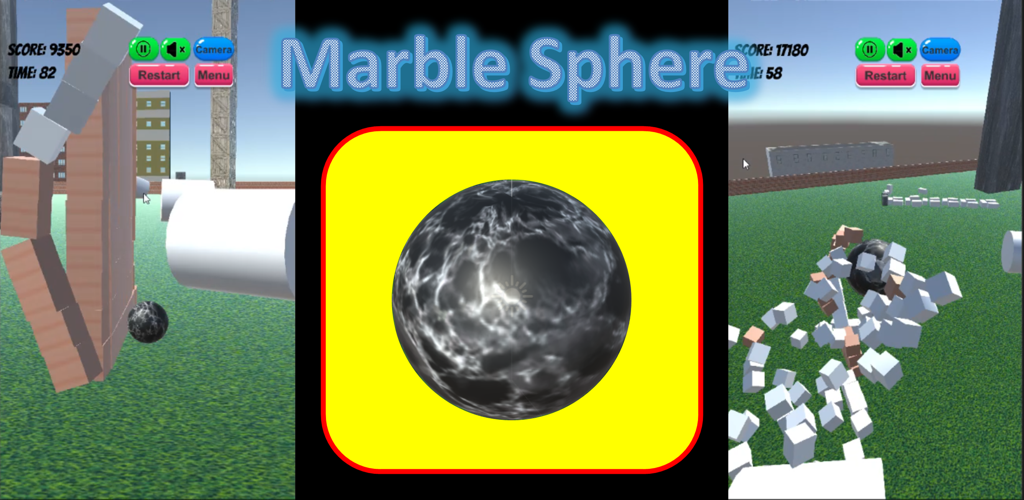 Marble Sphere のビデオのスクリーンショット