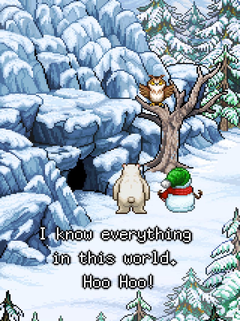 Screenshot of Snowman Story