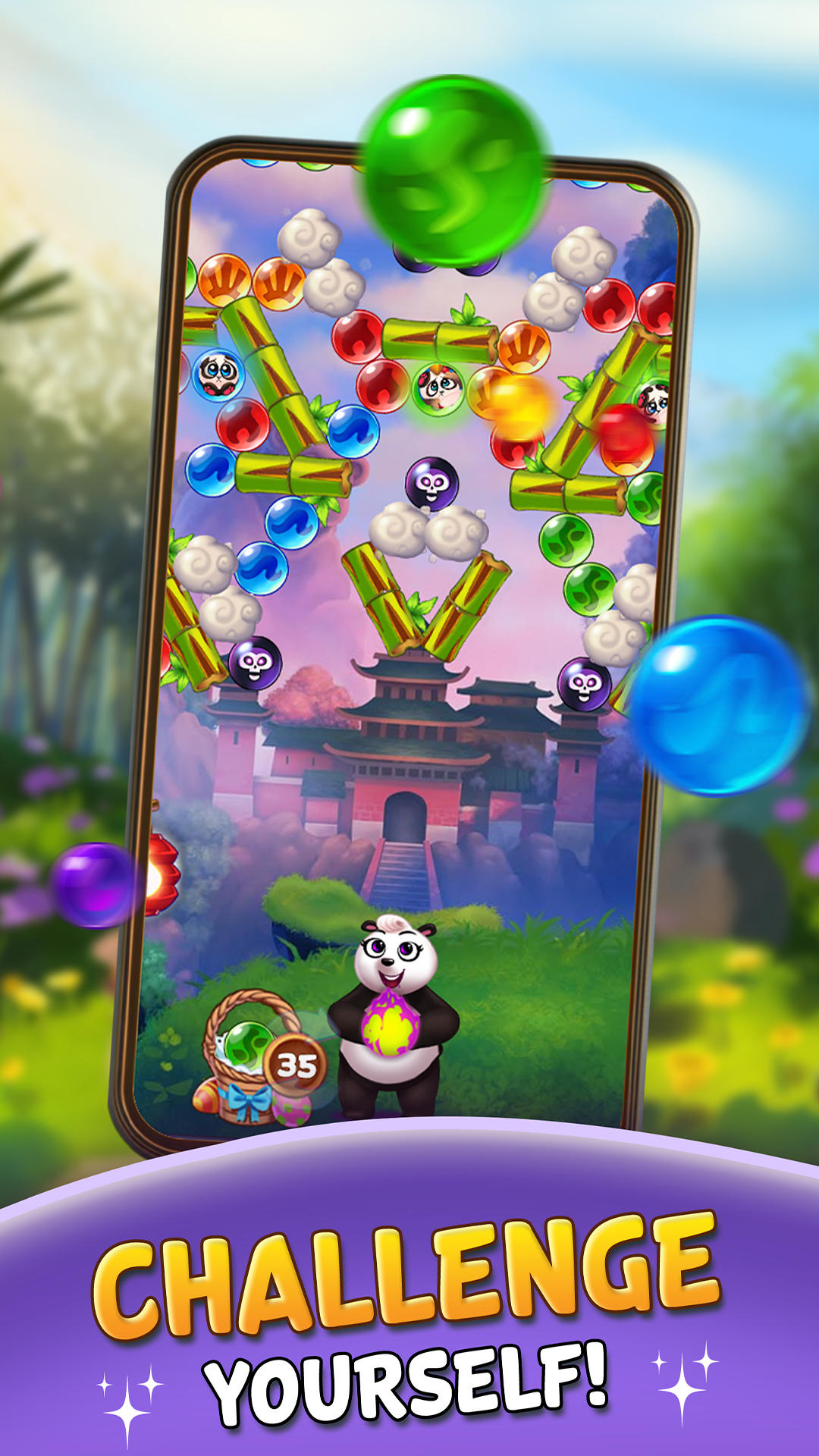 Скриншот игры Bubble Shooter: Panda Pop!