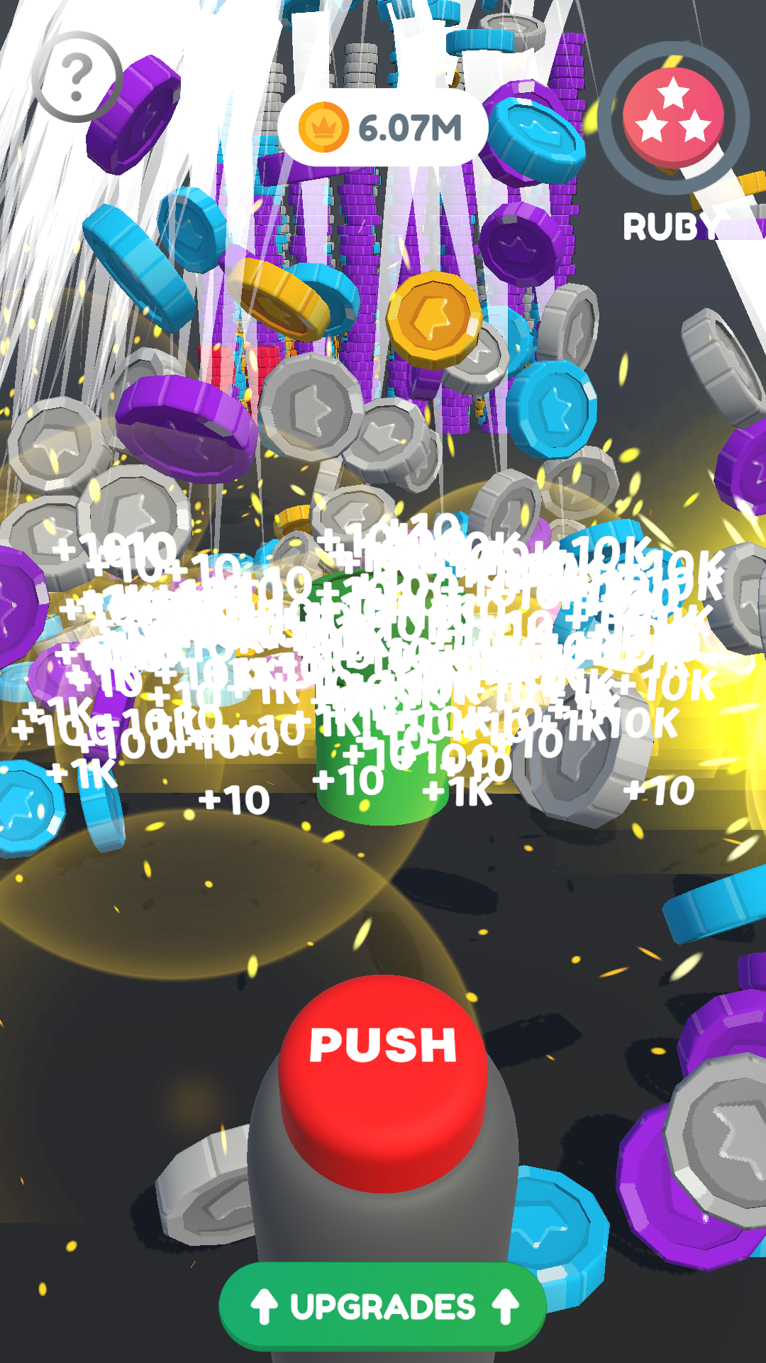 Idle Coin Button: Coin clicker screenshot game