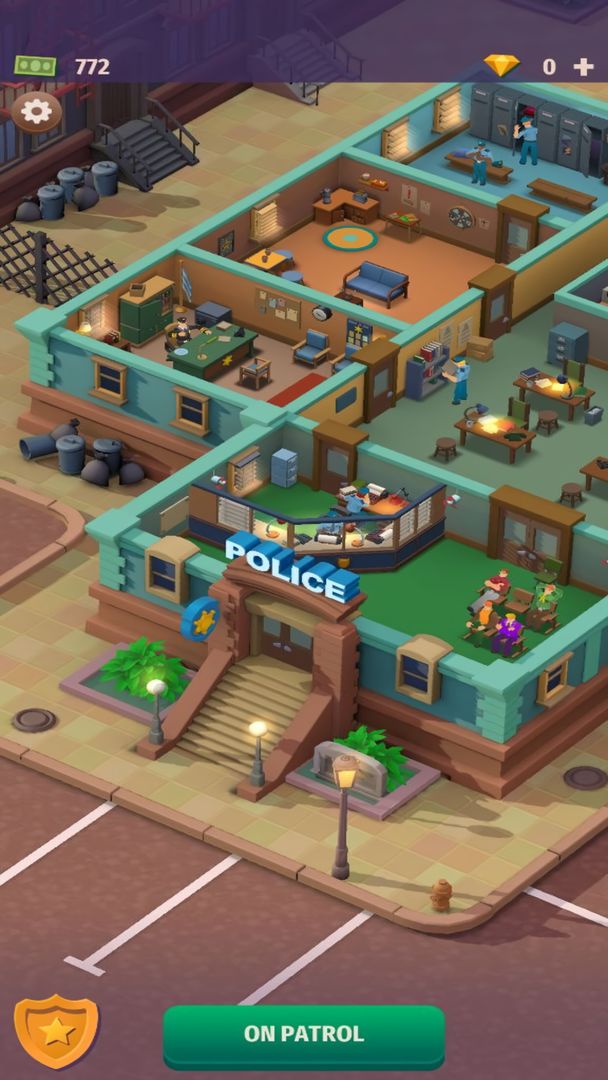 Police Station Cop Inc: Tycoon ภาพหน้าจอเกม
