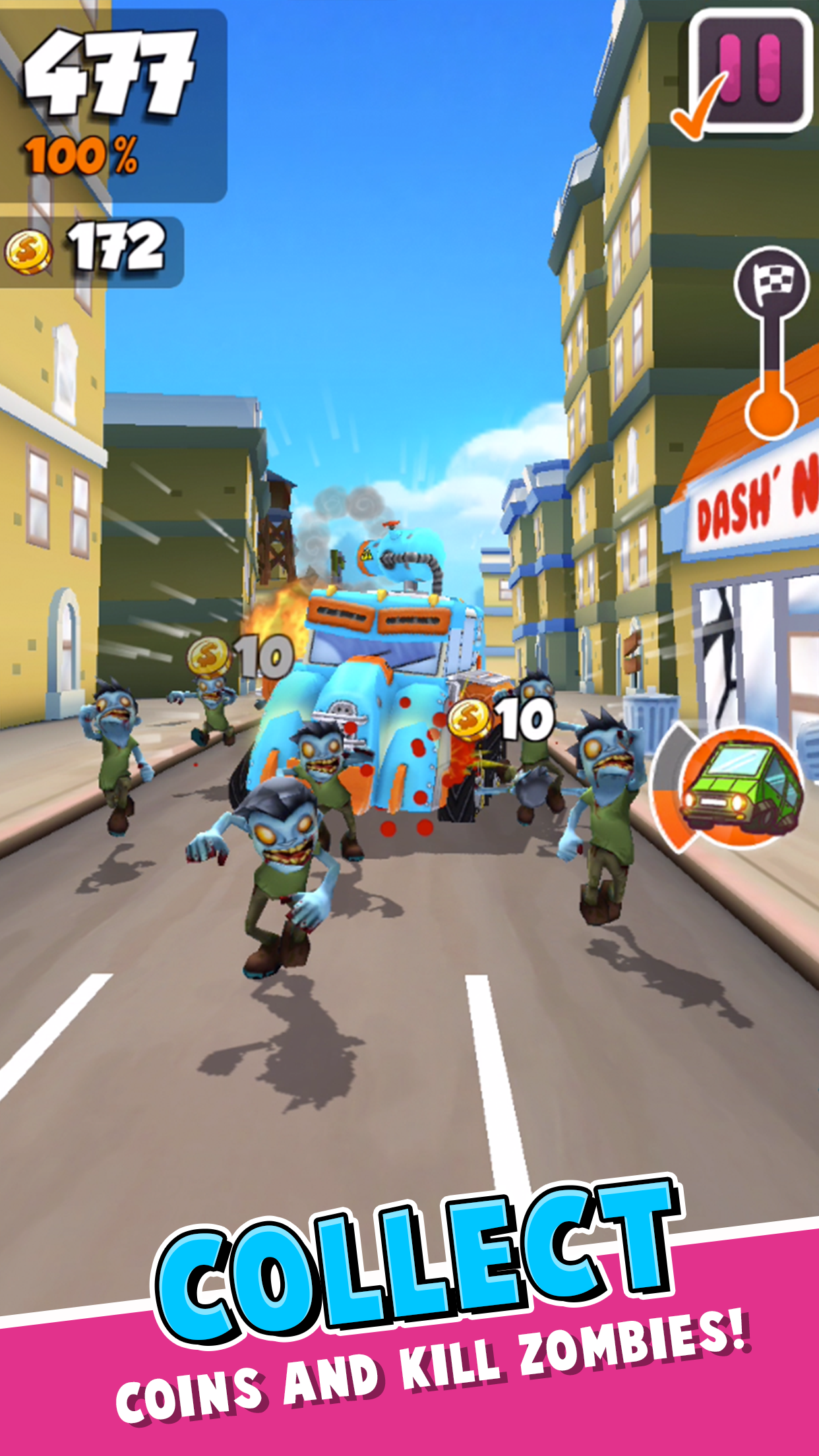 Undead City Run 게임 스크린샷