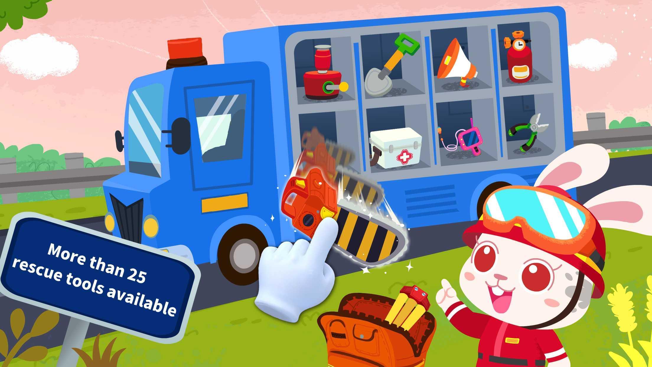 Baby Panda Earthquake Safety 3 Game Screenshot