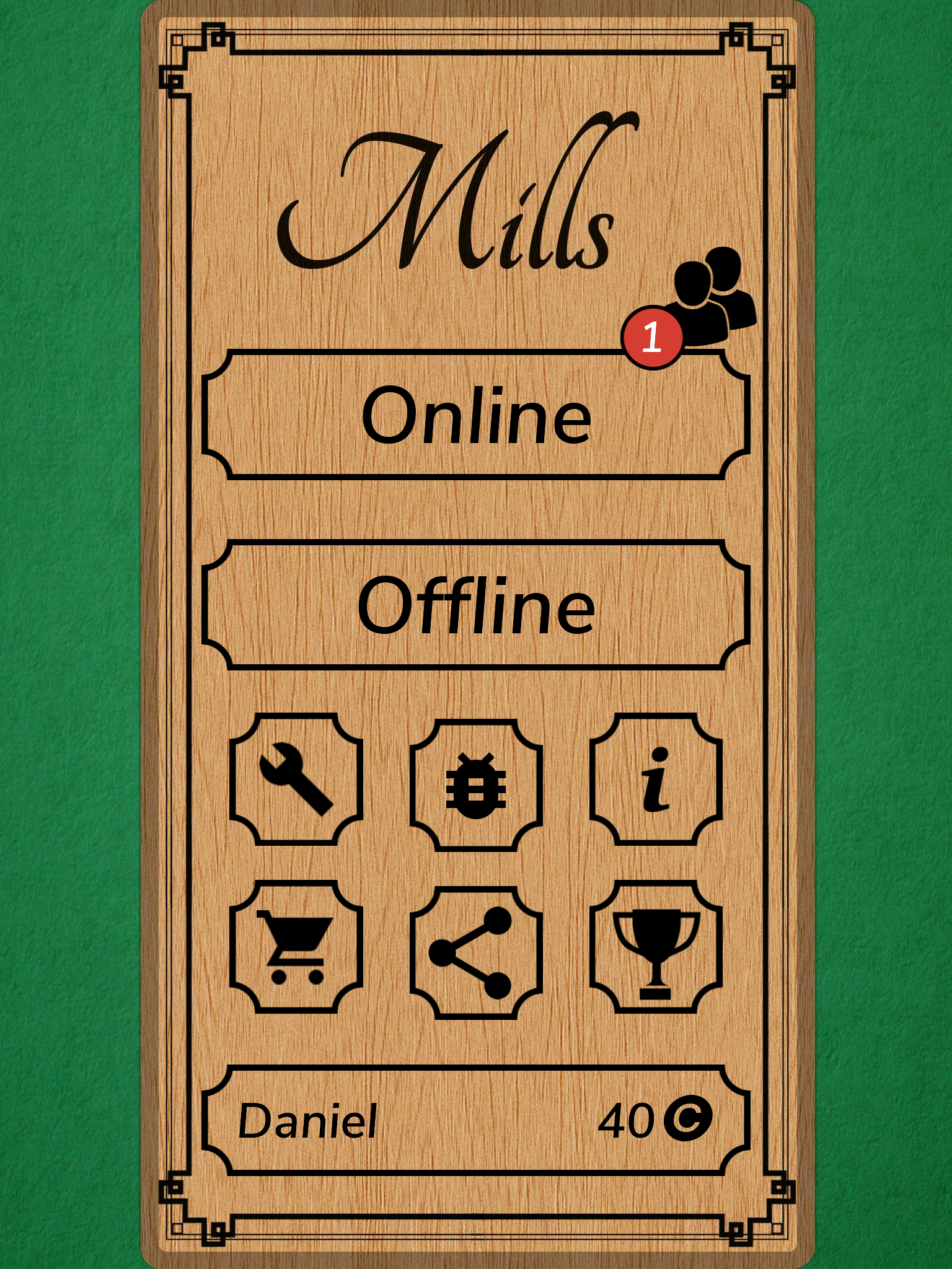 Mills | Nine Men's Morris - Free board game online 遊戲截圖