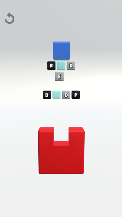 Letter Up 3D Game Screenshot
