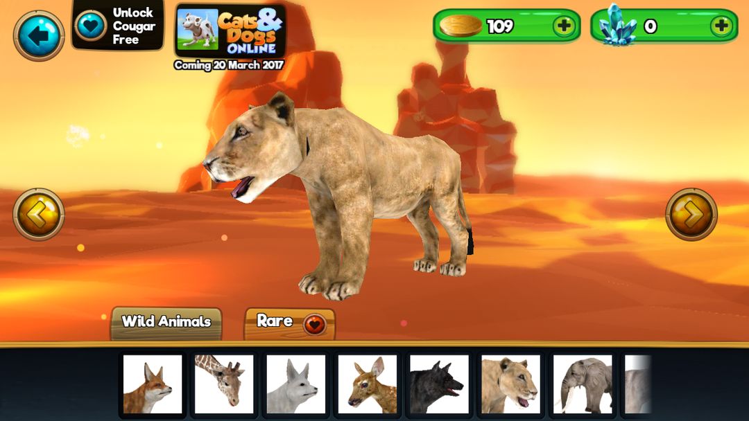 My Wild Pet: Online Animal 3D遊戲截圖
