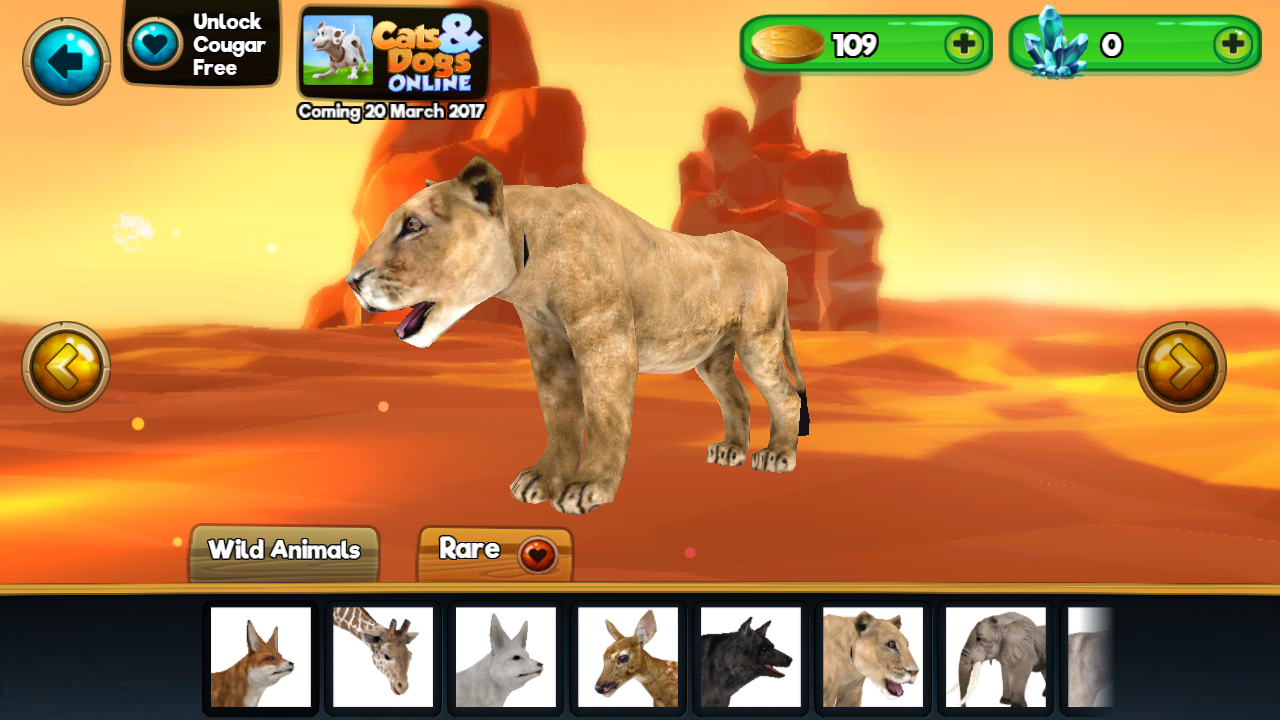 Скриншот игры My Wild Pet: Online Animal Sim