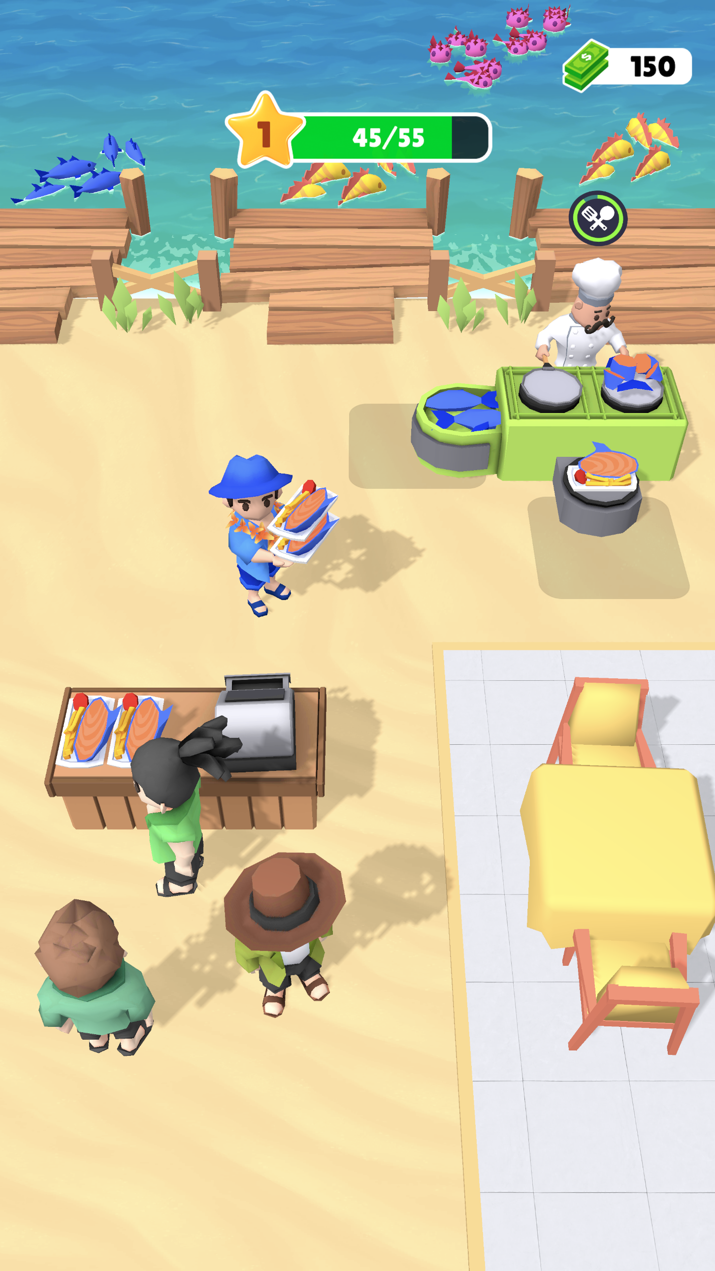 Fish & Cook Game Screenshot