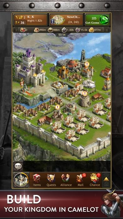 Kingdoms of Camelot: Battle ゲームのスクリーンショット