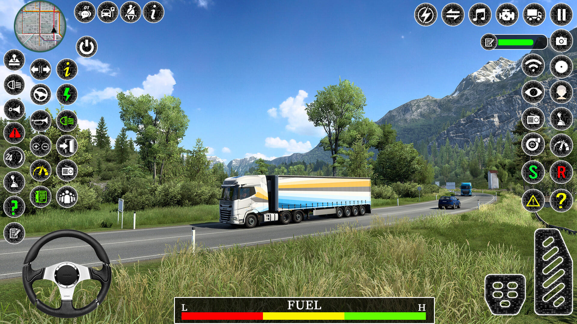 歐洲卡車模擬器 3d 司機遊戲截圖