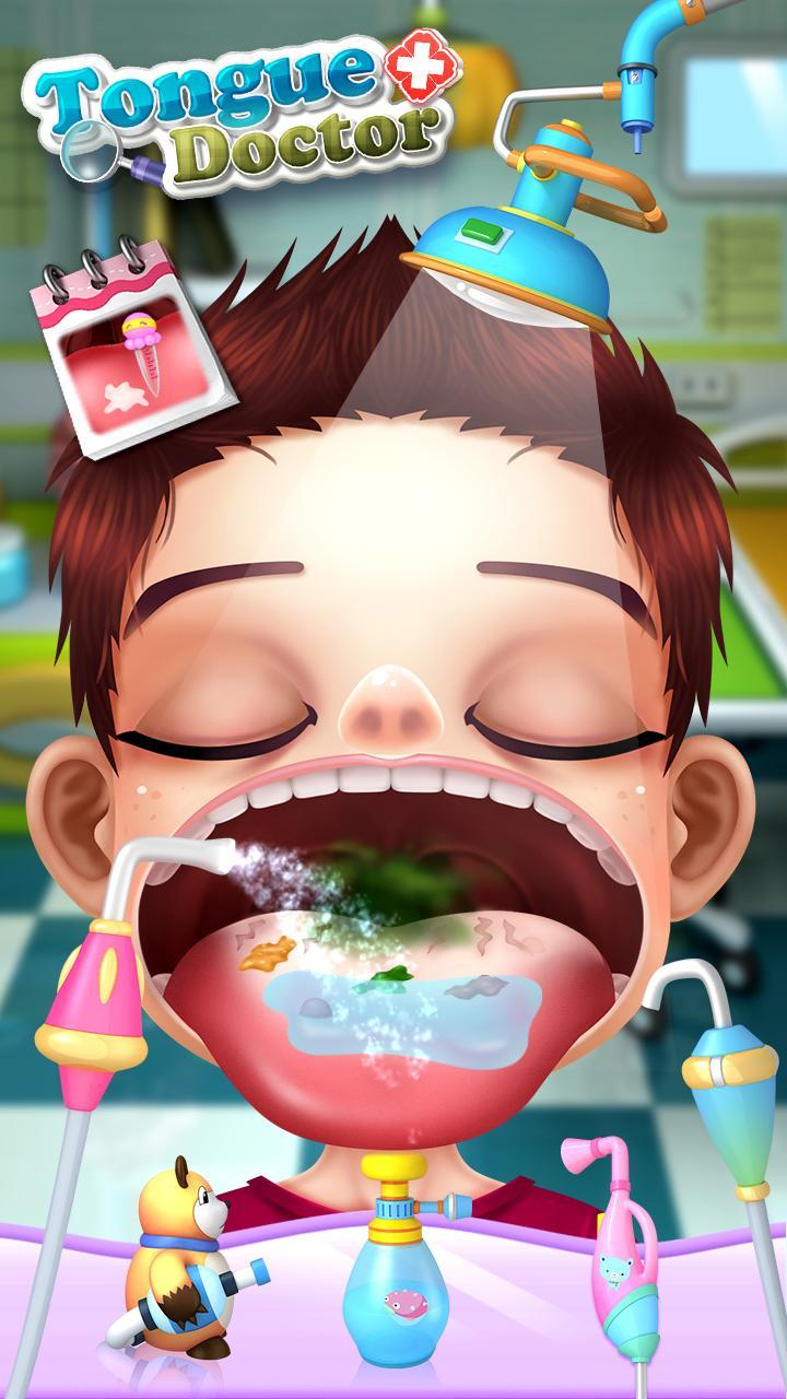 Crazy Tongue Doctor Game Screenshot