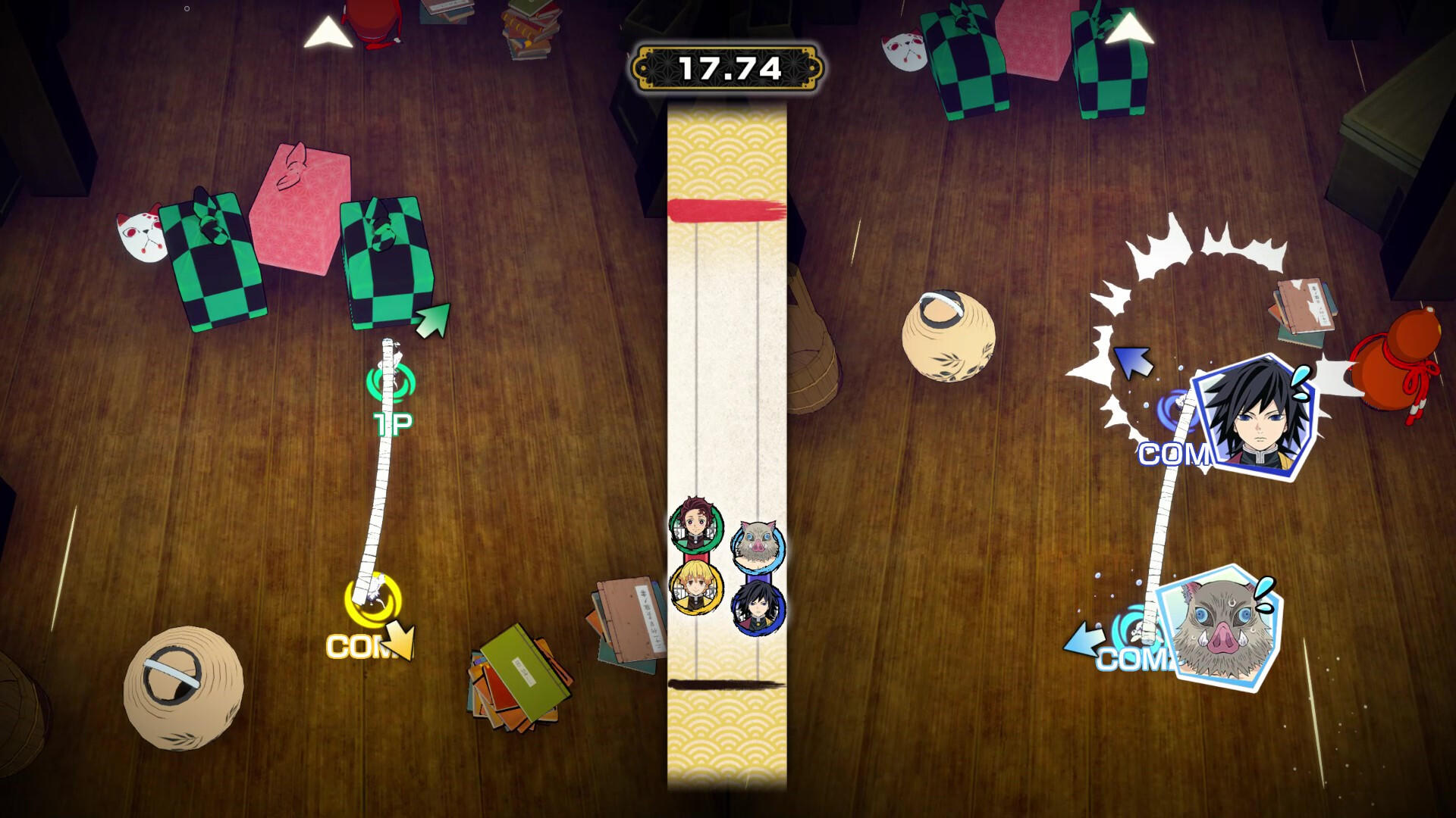 Demon Slayer -Kimetsu no Yaiba- Sweep the Board! Game Screenshot
