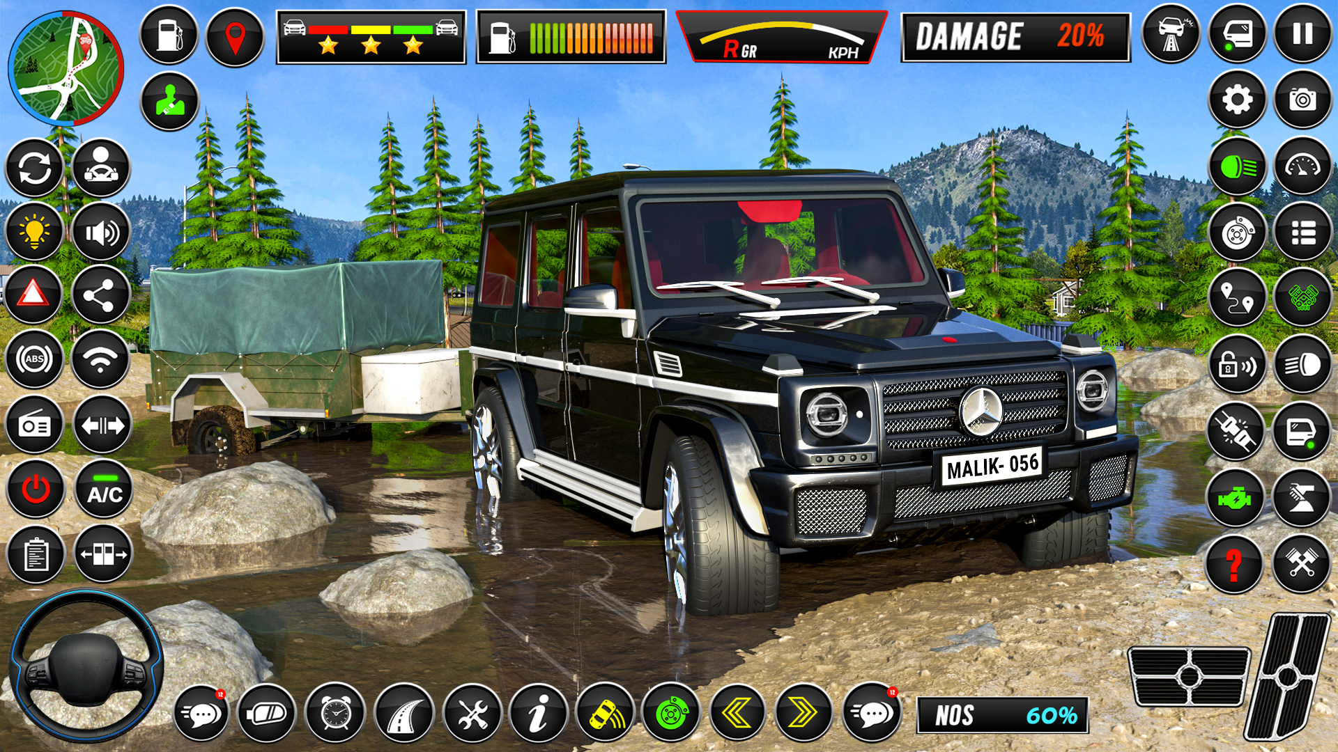 Cuplikan Layar Game 4x4 Jeep Game Simulator 3d