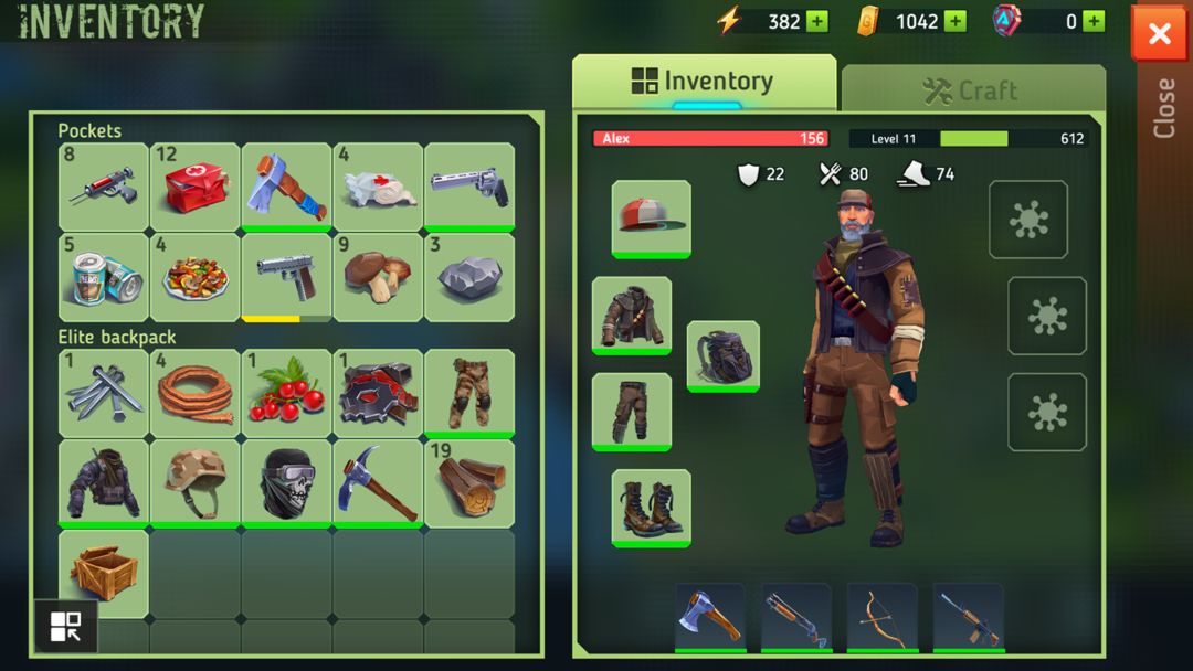 Screenshot of TEGRA: Zombie survival island
