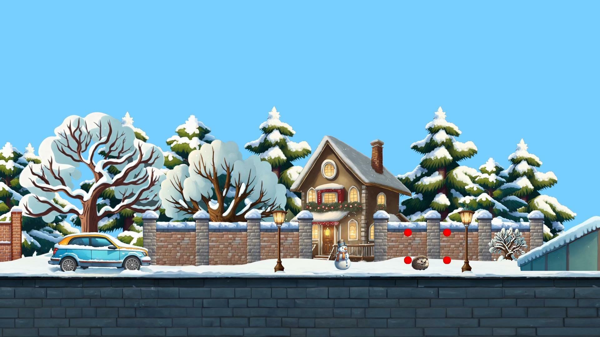 Captura de Tela do Jogo Christmas Journey to Santa