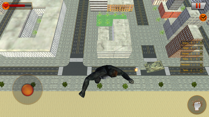 Captura de Tela do Jogo Gorilla City Smasher