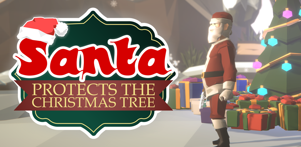 Santa Protects Christmas Tree screenshot