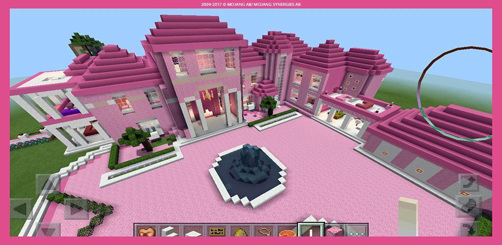 Download do APK de Casa rosa no Minecraft PE para Android
