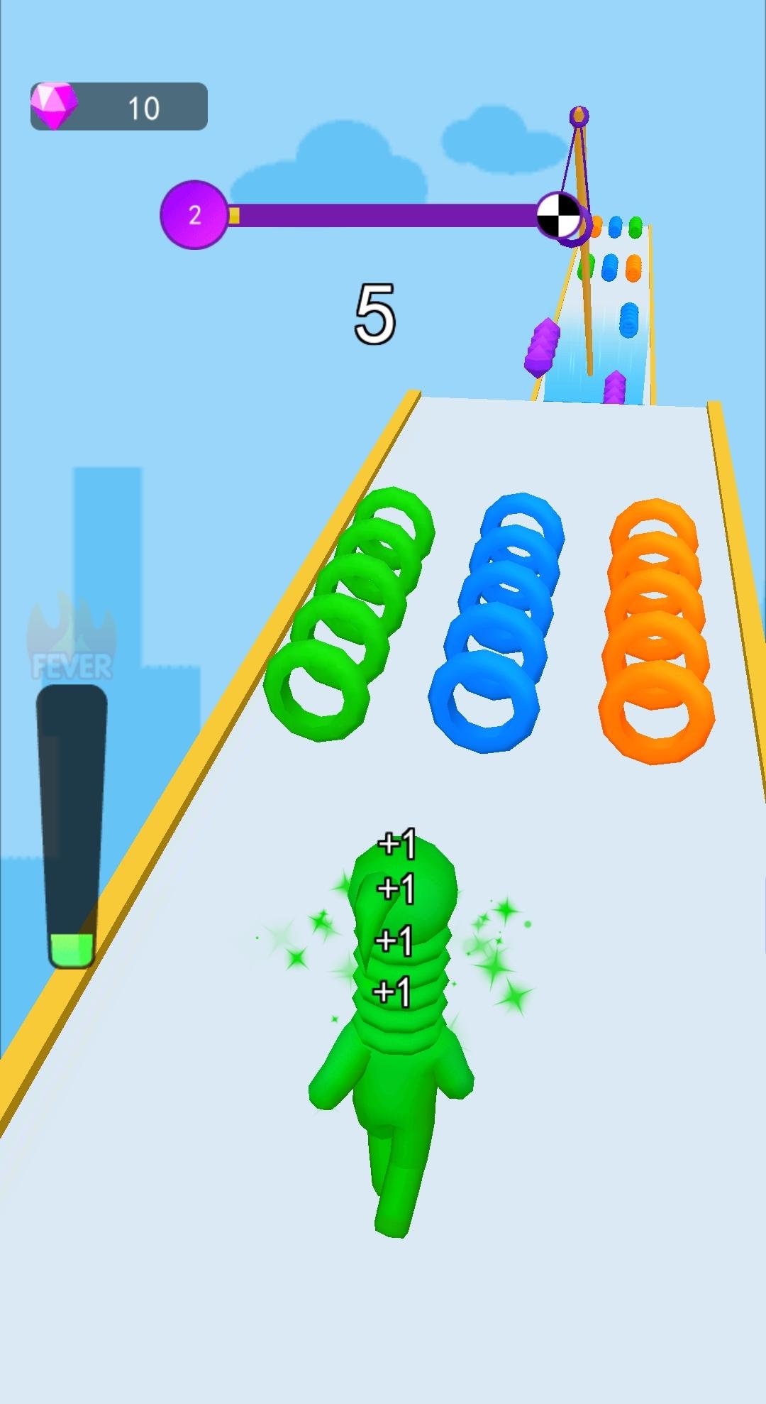 Captura de Tela do Jogo 长颈跑酷