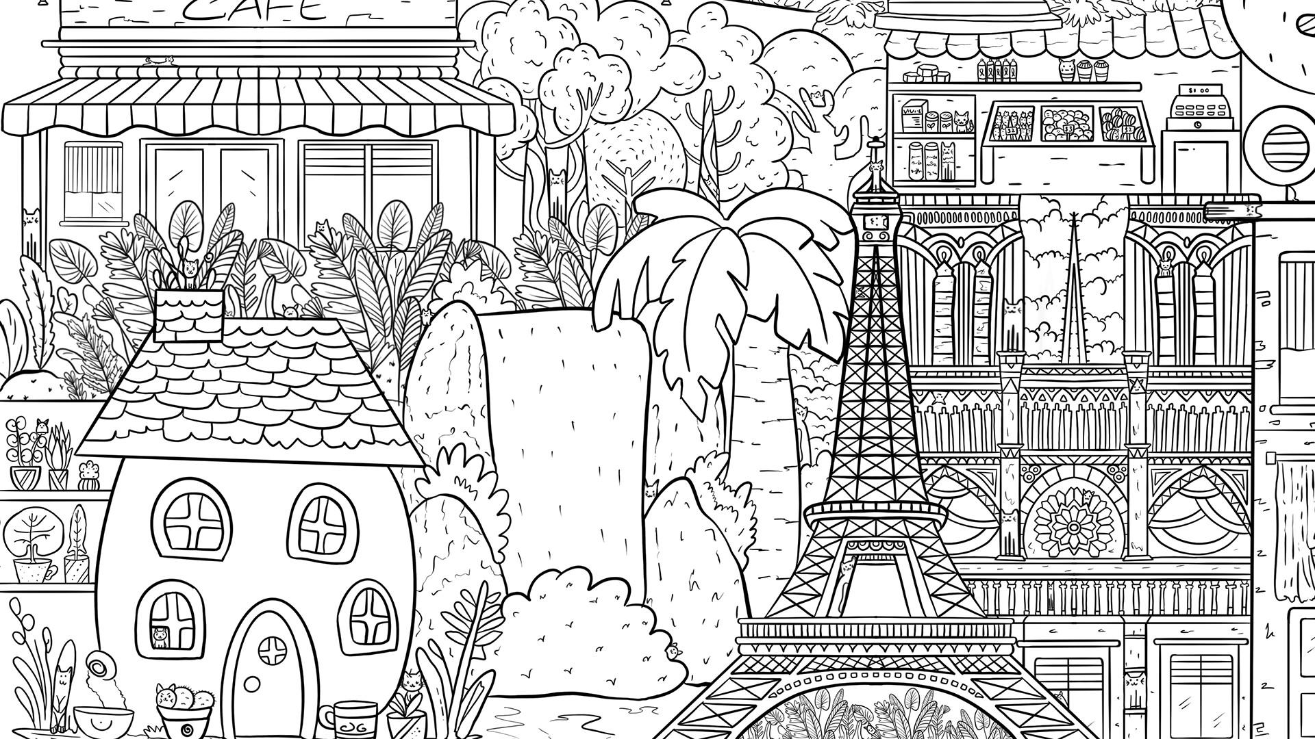 100 Paris Cats screenshot game